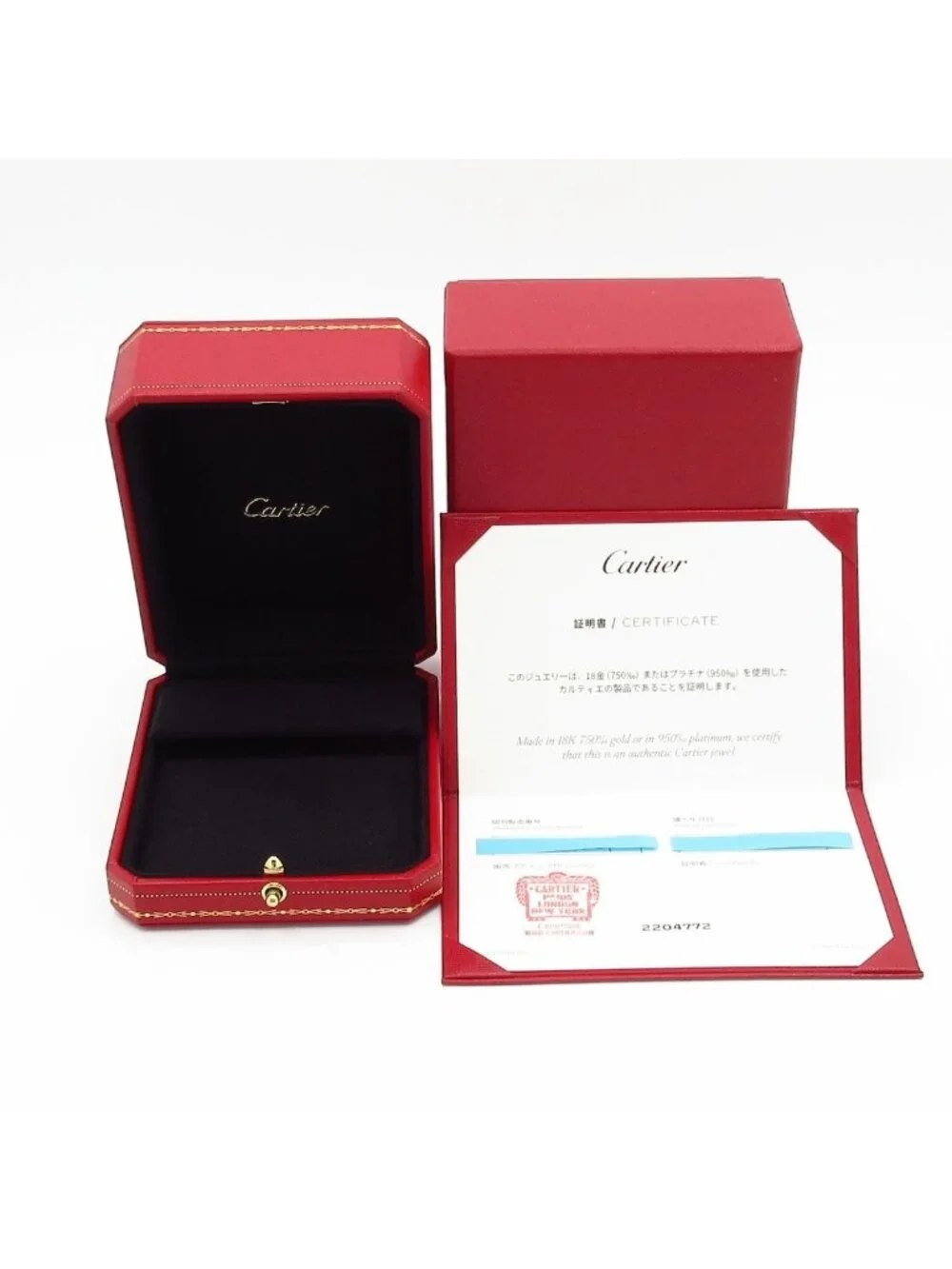 Cartier Single Earrings Love 18k Pink Gold